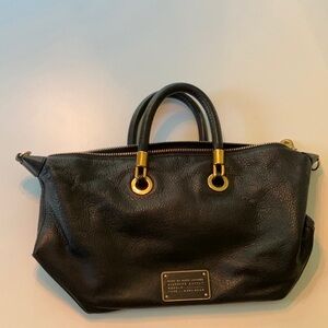 Marc Jacobs black purse, gold colored fittings.  Hardly used, great condition